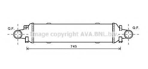 AVA QUALITY COOLING MSA4593 Інтеркулер