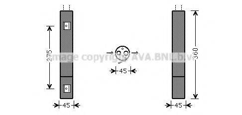 AVA QUALITY COOLING MSD471 Осушувач, кондиціонер