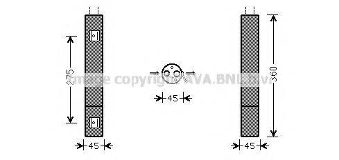 AVA QUALITY COOLING MSD665 Осушувач, кондиціонер