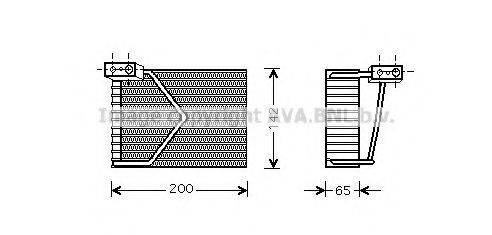 AVA QUALITY COOLING MSV328 Випарник, кондиціонер