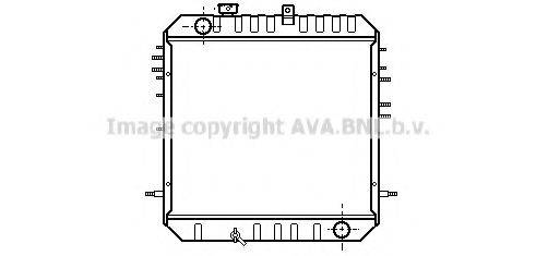 AVA QUALITY COOLING MT2079 Радіатор, охолодження двигуна