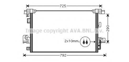 AVA QUALITY COOLING MT5210D Конденсатор, кондиціонер