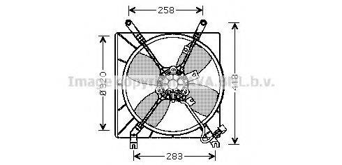 AVA QUALITY COOLING MT7510 Вентилятор, охолодження двигуна