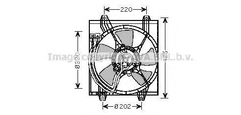 AVA QUALITY COOLING MT7527 Вентилятор, охолодження двигуна