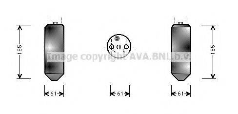 AVA QUALITY COOLING MTD151 Осушувач, кондиціонер