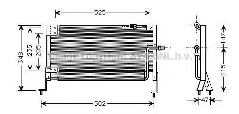 AVA QUALITY COOLING MZ5142 Конденсатор, кондиціонер