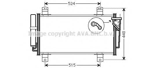 AVA QUALITY COOLING MZ5231D Конденсатор, кондиціонер