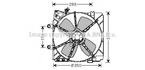 AVA QUALITY COOLING MZ7511 Вентилятор, охолодження двигуна