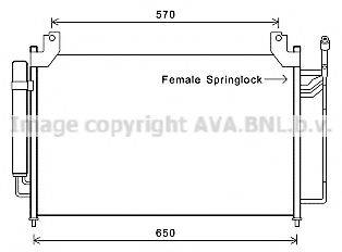 AVA QUALITY COOLING MZA5240D Конденсатор, кондиціонер