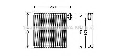 AVA QUALITY COOLING MZV216 Випарник, кондиціонер