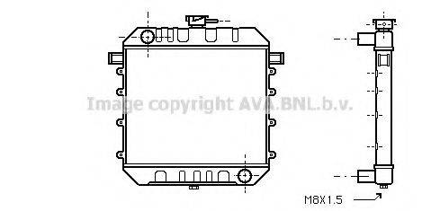 AVA QUALITY COOLING OL2024 Радіатор, охолодження двигуна