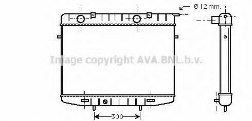 AVA QUALITY COOLING OL2213 Радіатор, охолодження двигуна