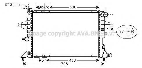 AVA QUALITY COOLING OL2252 Радіатор, охолодження двигуна