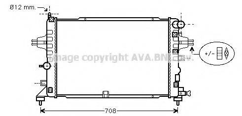 AVA QUALITY COOLING OLA2381 Радіатор, охолодження двигуна