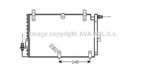 AVA QUALITY COOLING PE5165 Конденсатор, кондиціонер