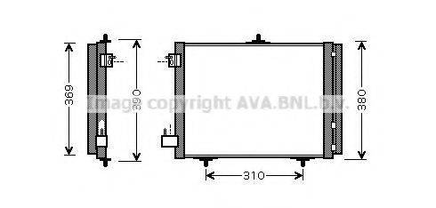 AVA QUALITY COOLING PEA5295D Конденсатор, кондиціонер