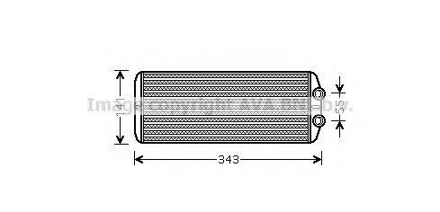 AVA QUALITY COOLING PEA6311 Теплообмінник, опалення салону