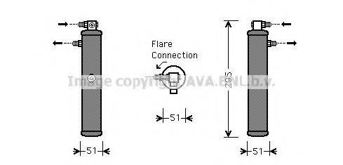 AVA QUALITY COOLING PRD050 Осушувач, кондиціонер