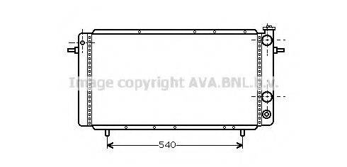 AVA QUALITY COOLING RT2052 Радіатор, охолодження двигуна