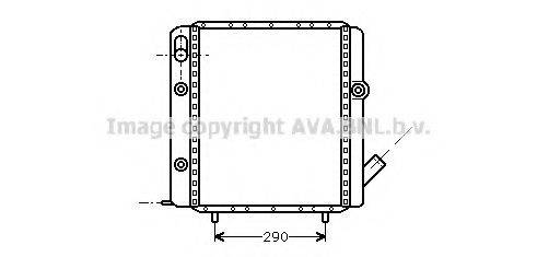 AVA QUALITY COOLING RT2071 Радіатор, охолодження двигуна