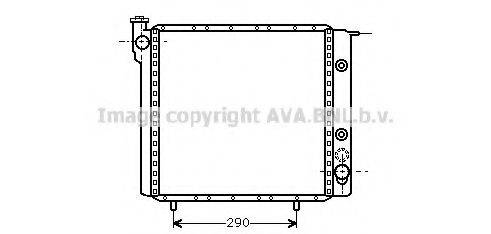 AVA QUALITY COOLING RT2072 Радіатор, охолодження двигуна