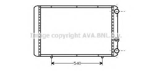 AVA QUALITY COOLING RT2155 Радіатор, охолодження двигуна