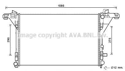 AVA QUALITY COOLING RT2605 Радіатор, охолодження двигуна