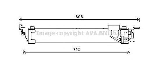 AVA QUALITY COOLING RT3568 Олійний радіатор, автоматична коробка передач