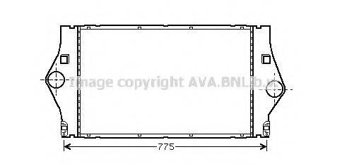 AVA QUALITY COOLING RT4363 Інтеркулер