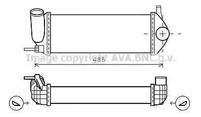 AVA QUALITY COOLING RT4484 Інтеркулер