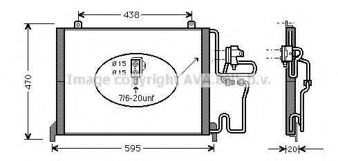 AVA QUALITY COOLING RT5144 Конденсатор, кондиціонер