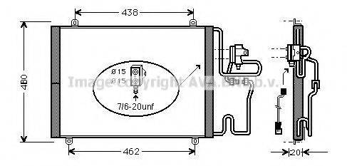 AVA QUALITY COOLING RT5219D Конденсатор, кондиціонер