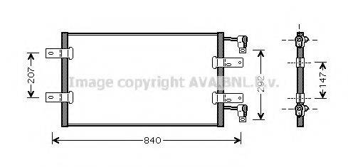 AVA QUALITY COOLING RT5314 Конденсатор, кондиціонер