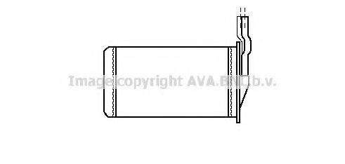 AVA QUALITY COOLING RT6003 Теплообмінник, опалення салону