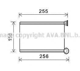 AVA QUALITY COOLING RT6551 Теплообмінник, опалення салону