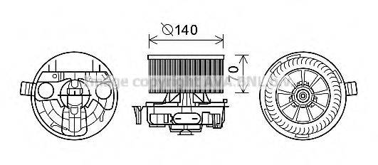 AVA QUALITY COOLING RT8574 Електродвигун, вентиляція салону