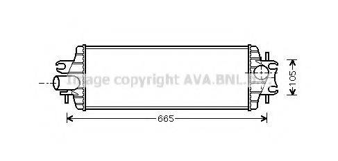 AVA QUALITY COOLING RTA4358 Інтеркулер