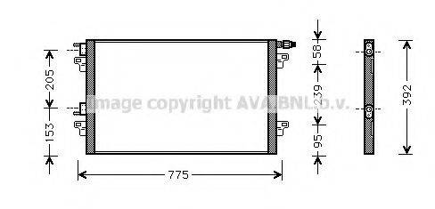 AVA QUALITY COOLING RTA5280 Конденсатор, кондиціонер