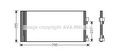 AVA QUALITY COOLING RTA5430D Конденсатор, кондиціонер