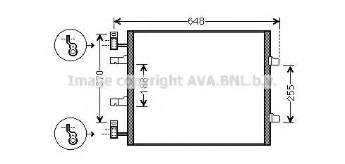 AVA QUALITY COOLING RTA5459 Конденсатор, кондиціонер