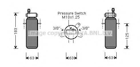 AVA QUALITY COOLING RTD337 Осушувач, кондиціонер