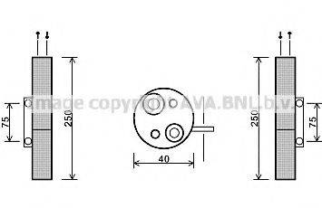 AVA QUALITY COOLING RTD455 Осушувач, кондиціонер