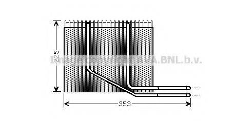 AVA QUALITY COOLING RTV353 Випарник, кондиціонер