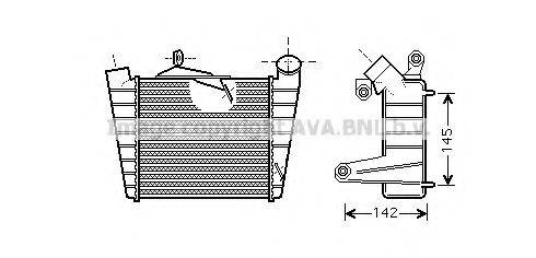 AVA QUALITY COOLING SA4020 Інтеркулер