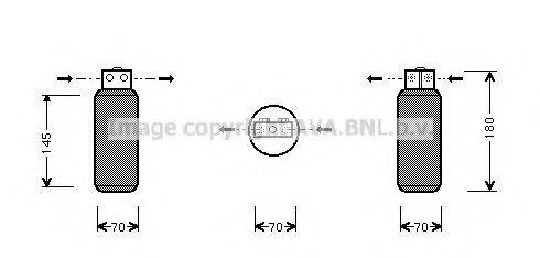 AVA QUALITY COOLING SBD042 Осушувач, кондиціонер