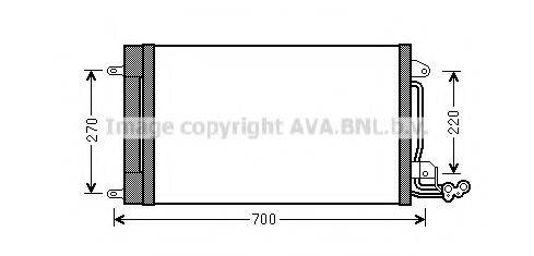 AVA QUALITY COOLING ST5038D Конденсатор, кондиціонер