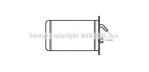 AVA QUALITY COOLING ST6016 Теплообмінник, опалення салону