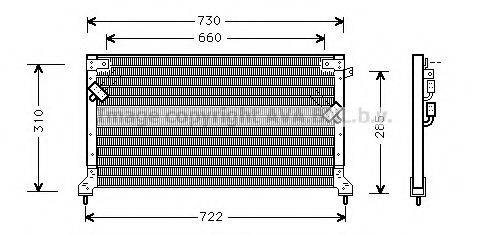 AVA QUALITY COOLING SU5040 Конденсатор, кондиціонер