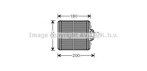 AVA QUALITY COOLING SZ6093 Теплообмінник, опалення салону