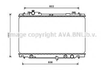 AVA QUALITY COOLING TO2666 Радіатор, охолодження двигуна